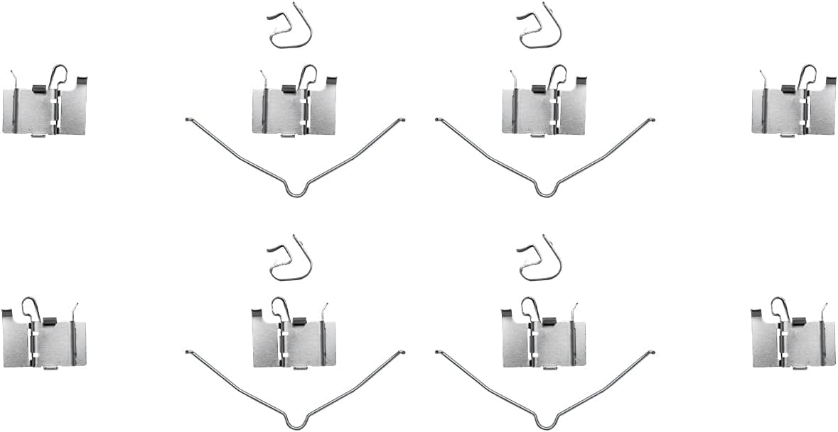 Detroit Axle - Front Brake Pads for Toyota Sienna Highlander Camry Avalon Lexus NX200T NX300 NX300h RX350 RX350L RX450hL RX450h, Ceramic Brake Pads with Hardware Replacement