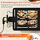 FANTASK Antihaft Elektrogrill mit Einstellbarer Temperatur, Thermostat und Fettauffangschale, Teppanyaki Grill für drinnen & draußen, 100cm