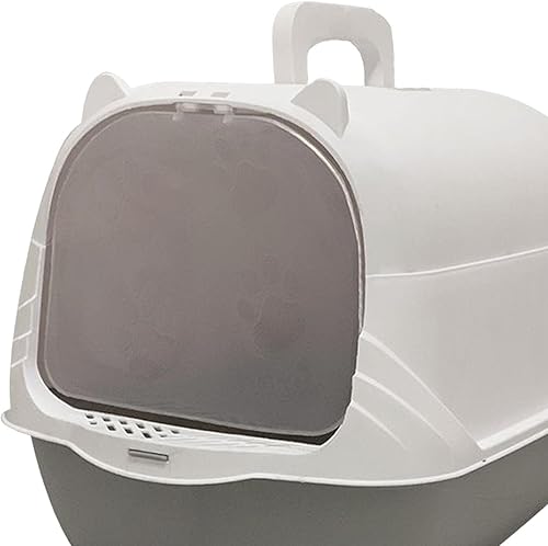 Miniatura 6 de Bothyi Gato con control de olores para puerta delantera, con asa, para puerta, valla elevada, fácil de ordenar, evitar el olor, gato grande con