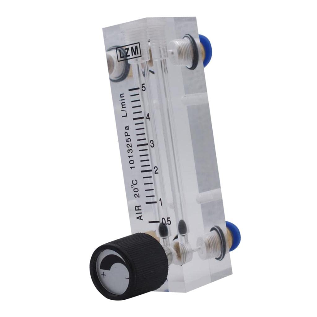 MERISHOPP High-Definition Accurate Oxygen Air Flowmeter Panel Type 0.5-5L | Business & Industrial | Hydraulics Pneumatics & Pumps | Pump & Flow Controllers | Flow Controllers & Meters Flow Meters 1