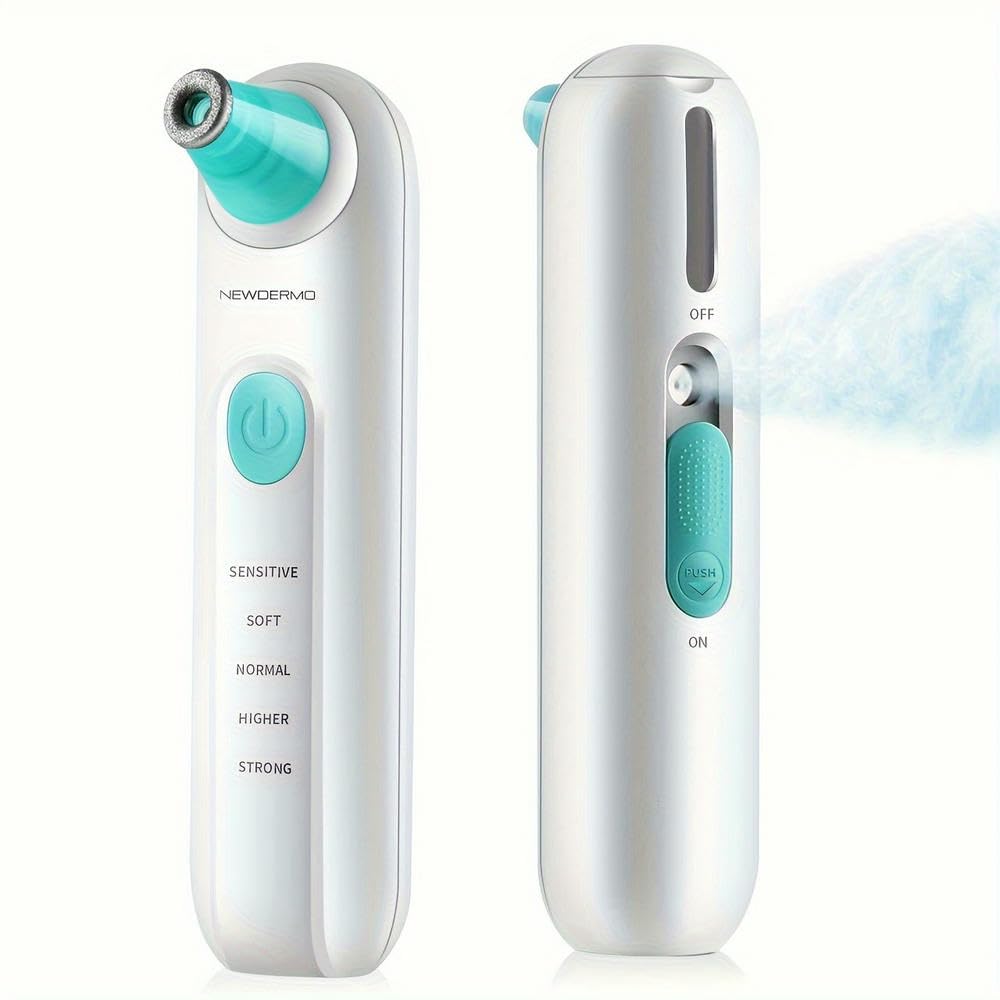 NYSDM Microdermabrasion Machine Blackhead Remover Vacuum Nano Face Mist Hydrate Exfoliate Skin Personal Skin Care Whitehead