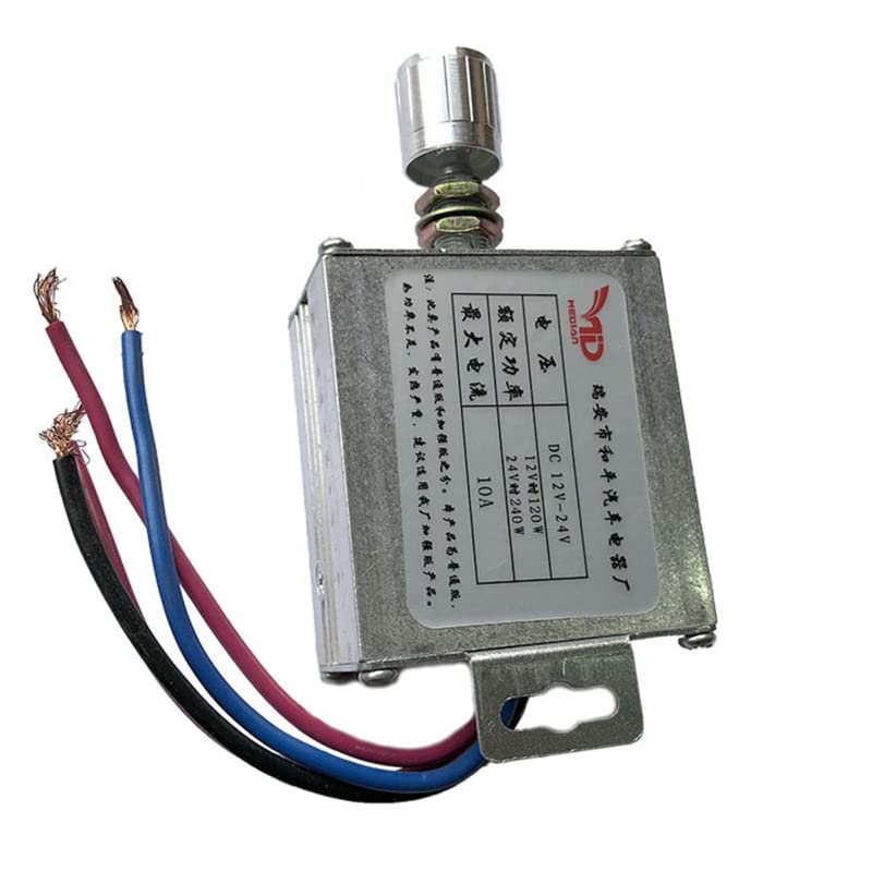 DC 12V/24V Motor Speed Controller – 10A Rated, 120W@12V / 240W@24V, Heat Sink, Continuously Variable, For Car Truck Fan Heater & Defroster