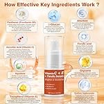 Vitamin C Serum for Face, 15% Vitamin C+E+Ferulic Acid, Potent Anti Aging, Firms, Lifts, Smooths, Skin Care for Dark Spots, Wrinkles,1 fl oz - Image 4