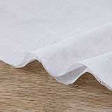 Telas Filtrantes,2 pcs Sin Blanquear Bolsa de Muselina de Algodón 100% Paño de Queso para Mantequilla Colador de Cocina Hornear Paño Casero Decoración de Halloween, Doble Capa,50*50cm,40S*40S/88*64
