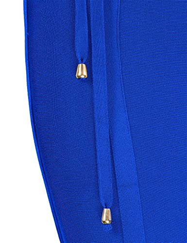 Image of meilun Womens Rayon Belt Detail Bandage Bodycon Party Dress