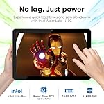 Fusion5 10.1” Windows 11 Professional Tablet PC - 16GB RAM, 512GB SSD, Intel 13th Gen, Full HD, USB C, Micro HDMI - 10 Inch Ultra Slim Windows Tablet Computer, Expandable Storage - Image 2