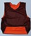 SPORTSBIBS Pinnies Sport Child Youth Teen Adult 2-Color Reversible Bibs Soccer Basketball Football Scrimmage Team Jersey Black-Orange