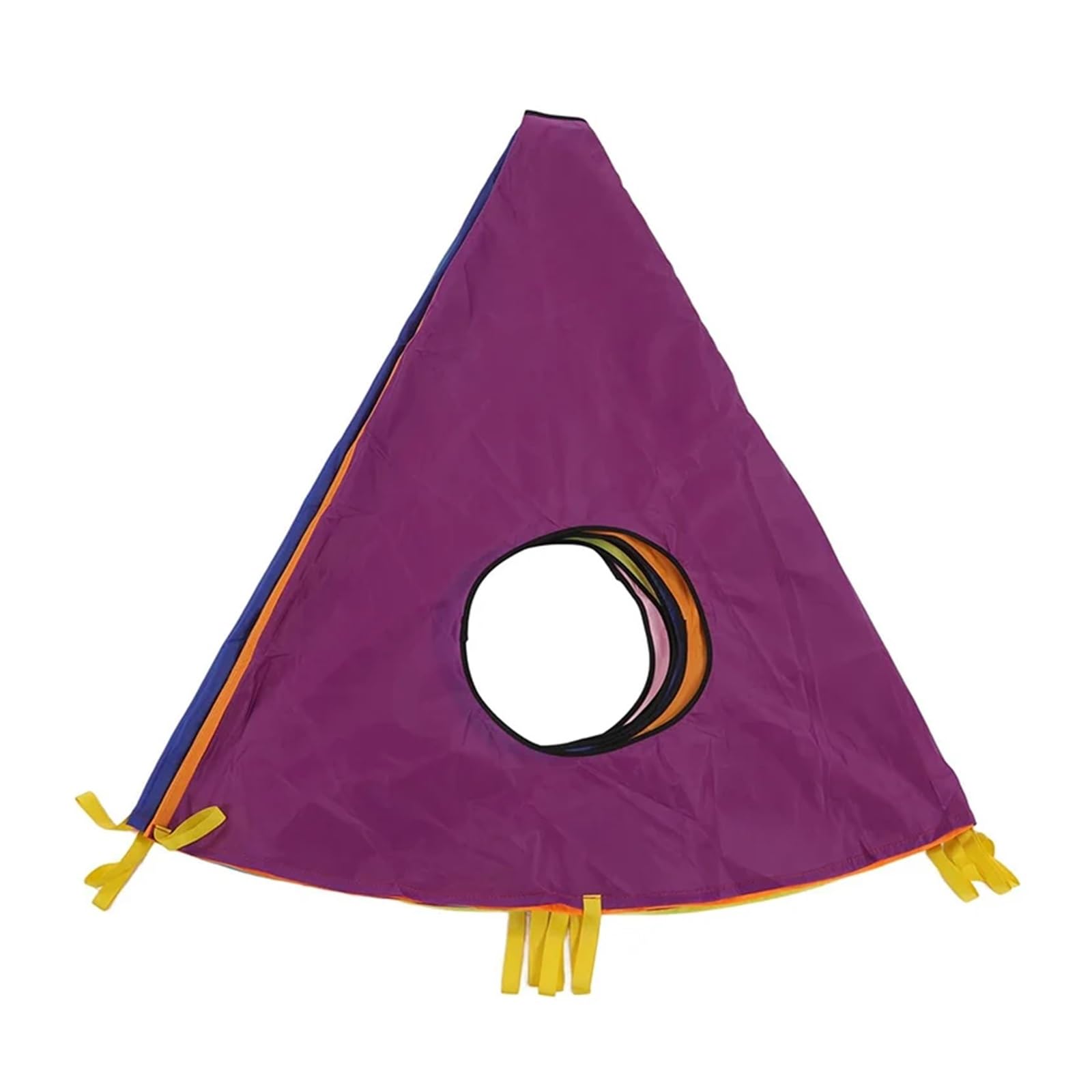 Bunt Fallschirm Spielen Fallschirm Regenbogen Regenschirm mit Löchern Gopher Spiel Outdoor Sport Sensorische Training Ausrüstung Gopher Regenbogen Regenschirm(2m)