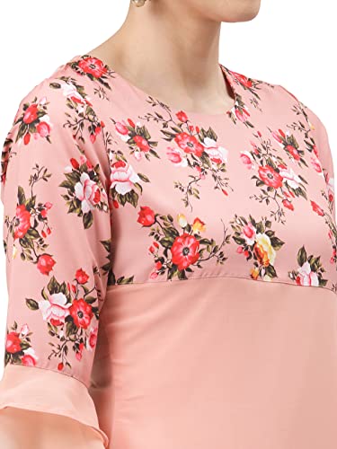 Image of ALC Creation Women's Crepe Printed A-line Kurti