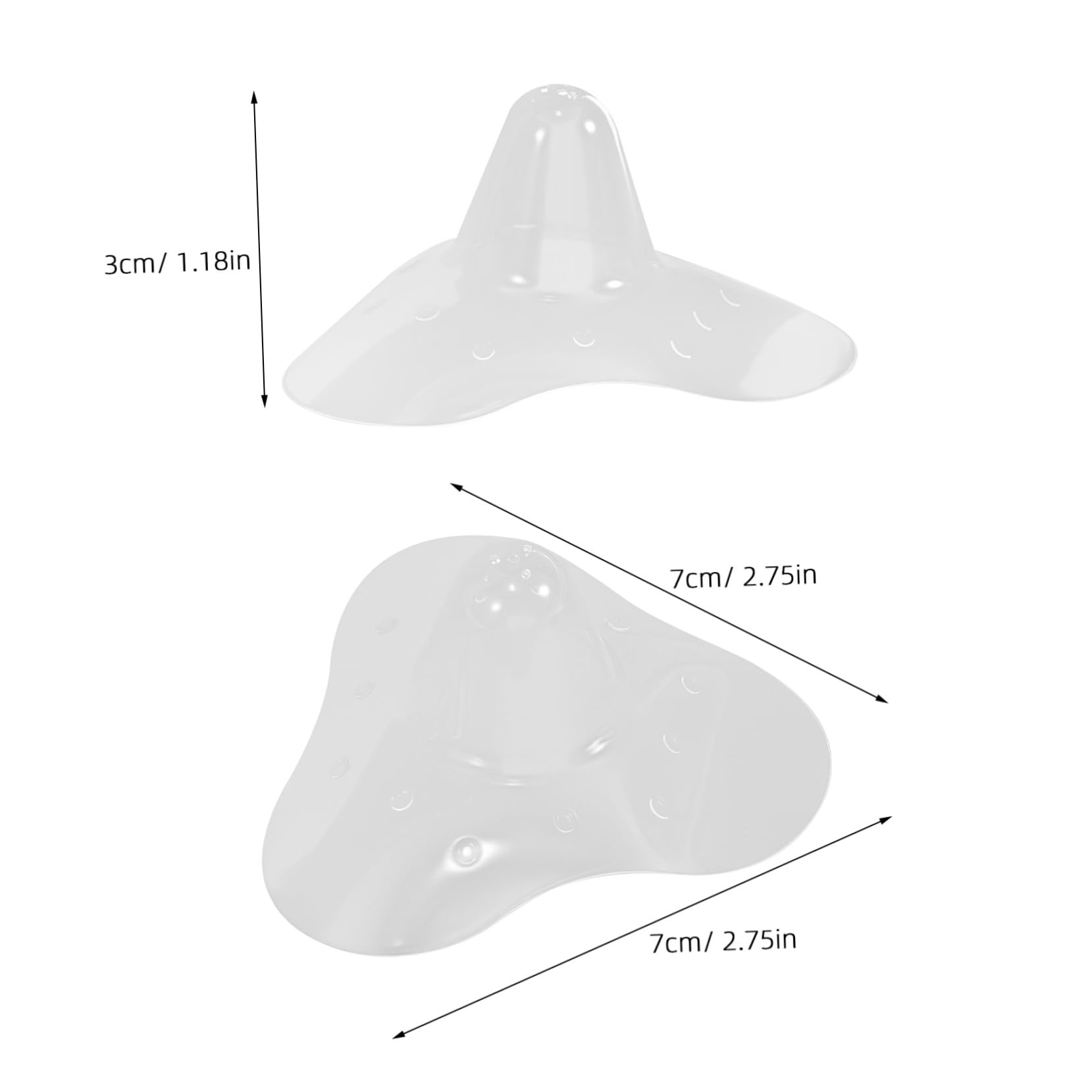 HEMOTON Nipple Shields Breast Pads for Breastfeeding Silicone Breast Guard Silicone Milk Catcher