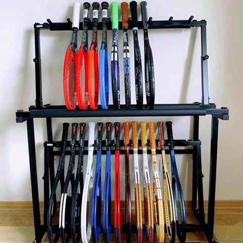 Support de rangement pour raquettes de tennis d'intérieur amovible