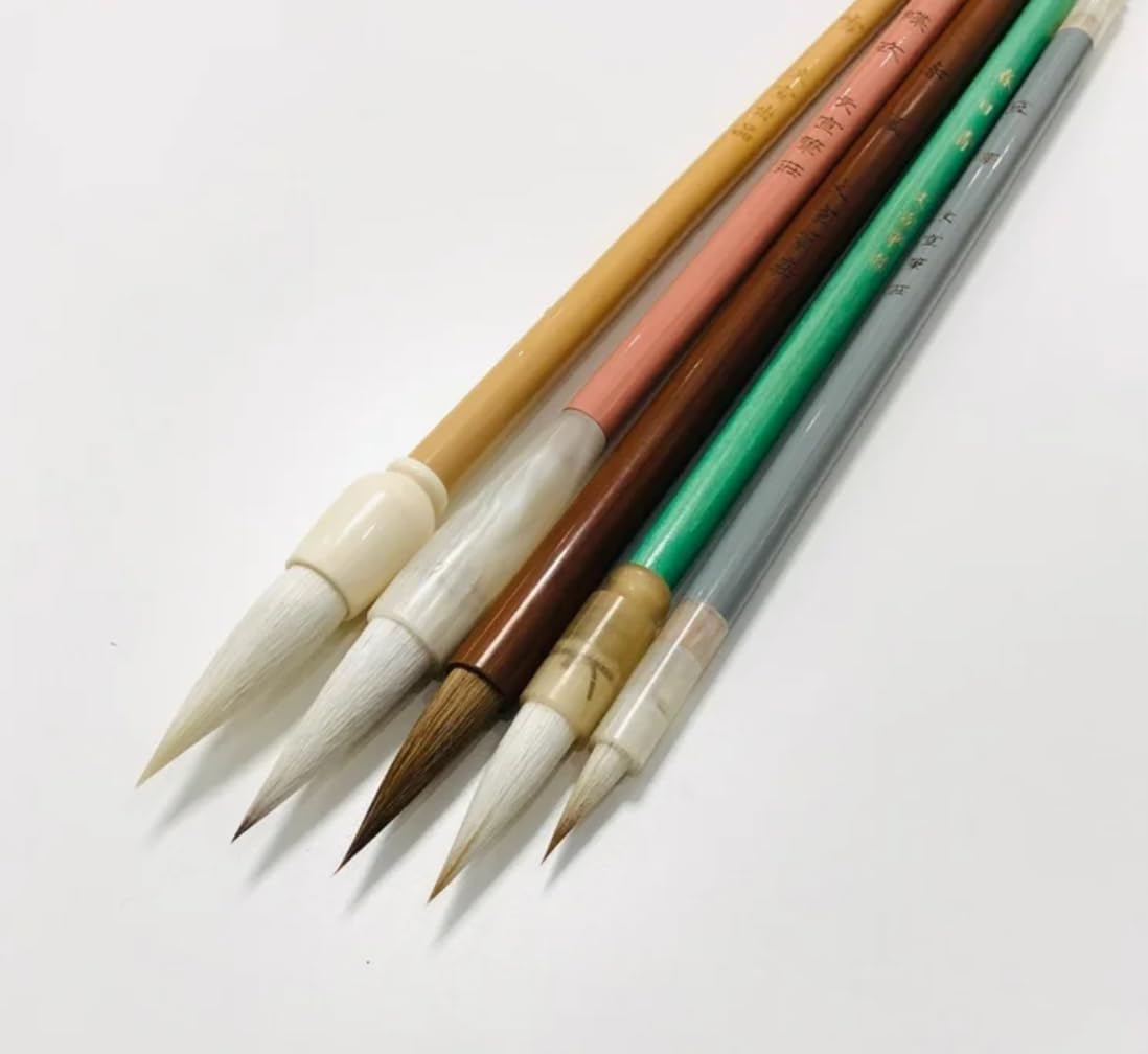 MB058 Hmayart Quality Featured Brush for Traditional Chinese Painting & Ink Brush Calligraphy (Brushes for Painting and Calligraphy)