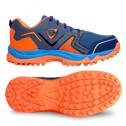 Image of PRO KVH Plus 2.0 Cricket Shoes for Men's - Fast Strap Rubber Spikes, Lightweight,Performance, Comfort, and Durability Shoe for All-Round Performance