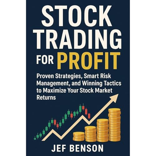Stock Trading for Profit Audiolibro Por Jef Benson arte de portada