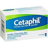 Cetaphil Gentle Cleansing Bar, Antibacterial - 4.5 oz