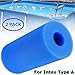 Produktbild JYWJ Filterschwamm für Intex Typ A,Wasserfilterkartuschen Filteranlagenzubehör Wiederverwendbar und Waschbar Schwimmbad Schaum Filterkartusche. (2 Stück)