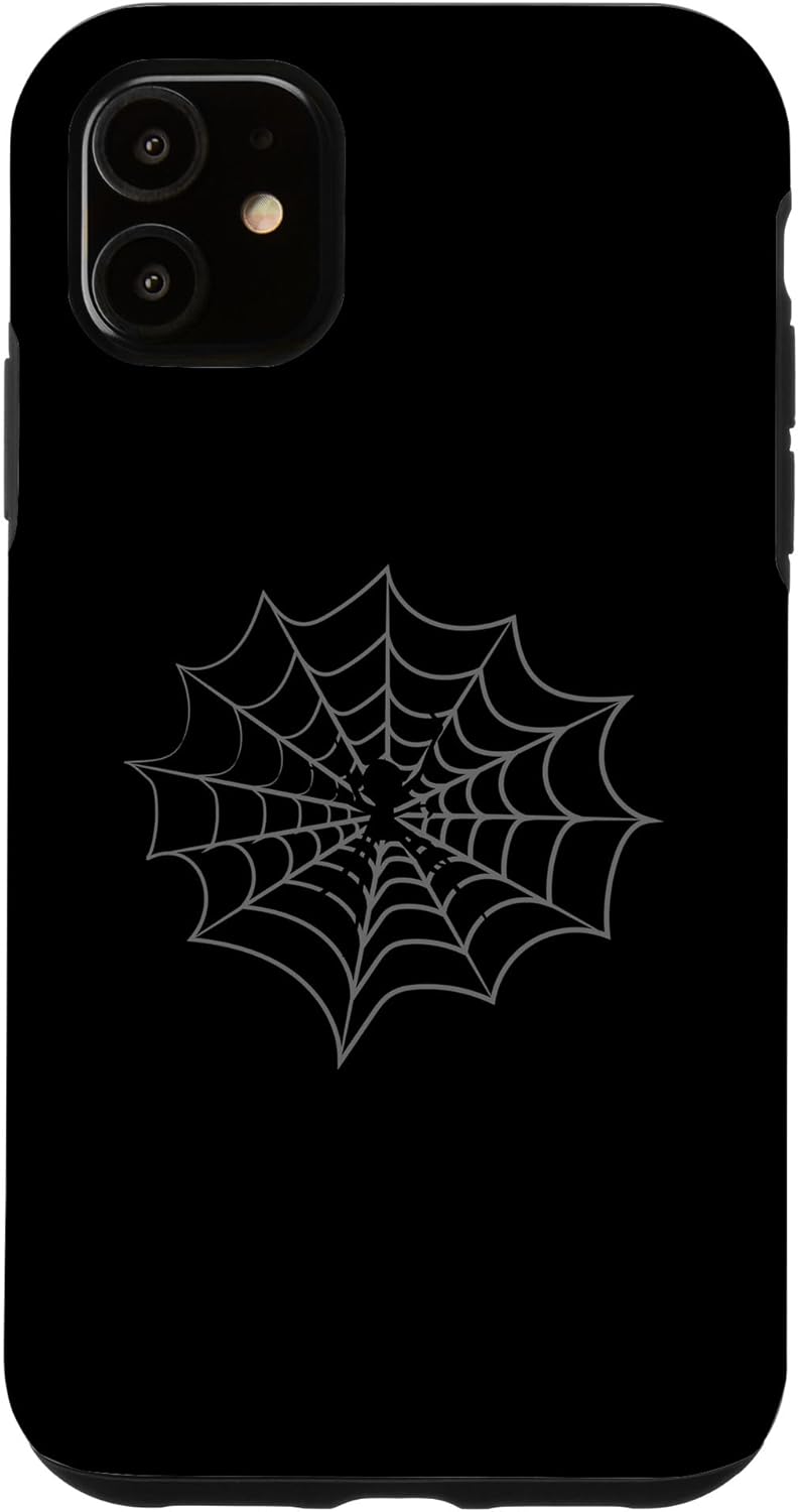 iPhone 11 Pro Max Spider Web with Black Spider Case