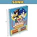 Sonic The Hedgehog Sketchbook for Kids with Washable Markers, 86 Blank Pages Spiral Bound, Sonic and Shadow