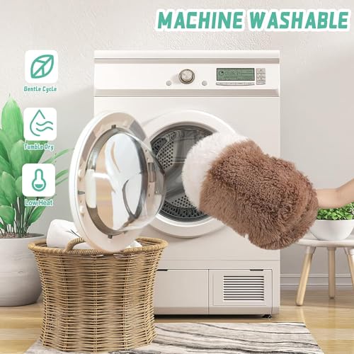 SHJOEE Flauschig Hundebett Muschelform Katzenbett Warm Tierbett Haustierbett Waschbar Hundesofa Katzensofa Plüsch Hundekorb Katzenkorb Weich Hundekissen Katzenkissen Gemütlich Hunde Katzen Schlafplatz