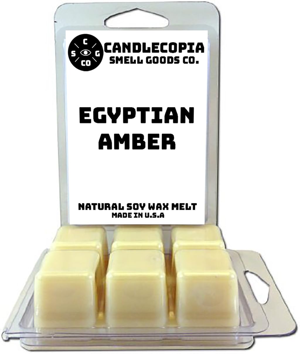 Strongly Scented Hand Poured Vegan Wax Melts (Egyptian Amber)