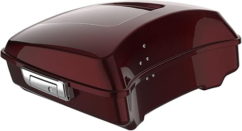 PEGSTREAMLINER Twisted Cherry - Paquete de viaje de equipaje picado a juego para modelos Harley Touring 2014-2021 Road King FLHR Road Glide FLTRX