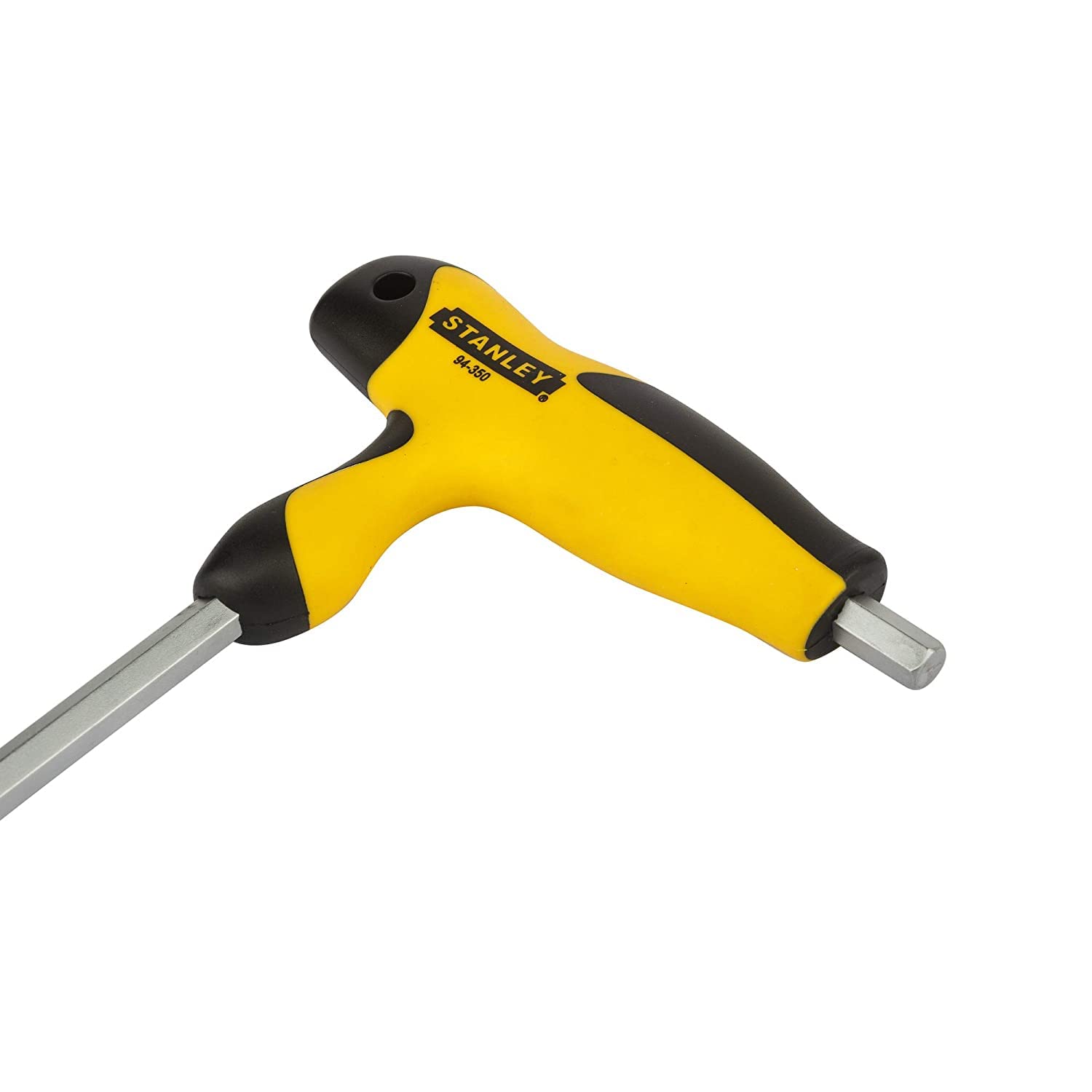 B K JAGAN & CO T Handle Hex Key 94-348 6.0mm Metric 2 Way (Silver and Yellow)