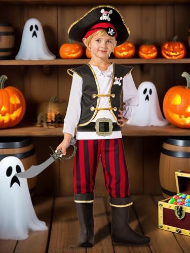 Disfraz de Pirata para Niños con Accesorios miniatura 2