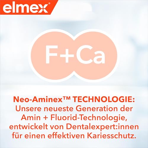 elmex Zahnpasta Kariesschutz mentholfrei 75ml – medizinische Zahnreinigung für hochwirksamen Kariesschutz – ohne Menthol, Kampfer oder Pfefferminzöl – Bild 5