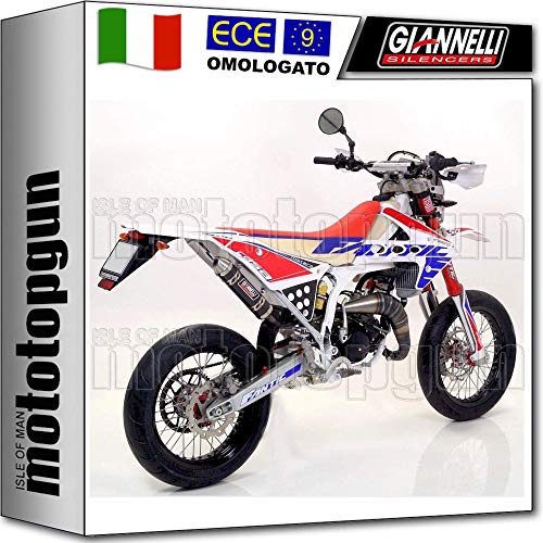 Marca: Giannelli GIANNELLI SCARICO COMPLETO HOM ENDURO CARBON FANTIC MOTOR 50 ER MR COMP 2017 17 34086HF + 34697HF