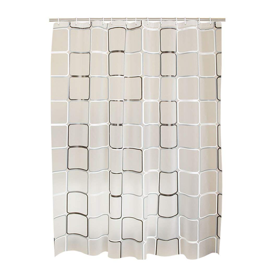 Easy to clean and durable Shower curtain, thicker waterproof to prevent mildew cut PEVA material shower curtain 80x180cm, 120x200cm, 180x200cm, 180x220cm, 240x190cm, Shower curtains