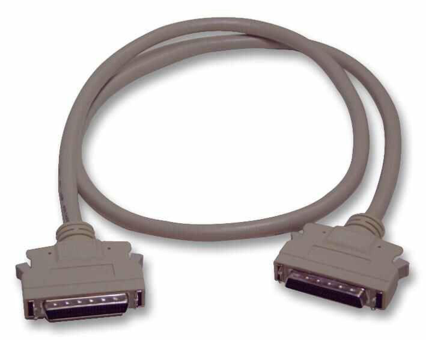 PRO SIGNAL - SCSI 2 Demi Pas 50 broches D (DB50) mâle vers mâle 1 m