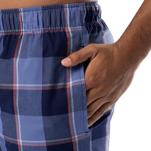 Image of IZOD Men's Short Sleeve Jersey Top and Printed Pants Pajama Sleep Set