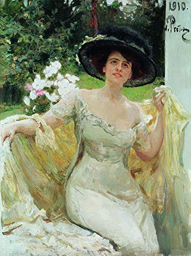 Portrait Bella Gorskaya Ilya Repin pour décoration murale grand salon élégant