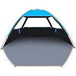 Venustas Beach Tent Sun Shelter for 3/4-5/6-7/8-10 Person, UPF 50+ UV Protection Beach Canopy, Lightweight and Easy Setup Cabana, Portable Shade Tent
