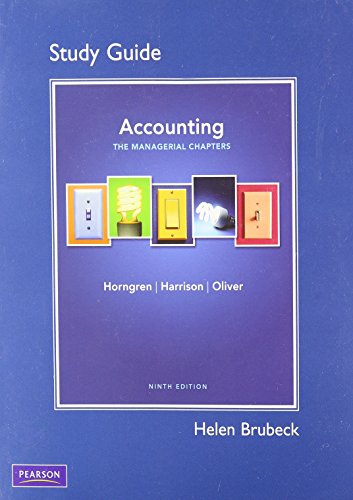 Accounting: Ch 14-24