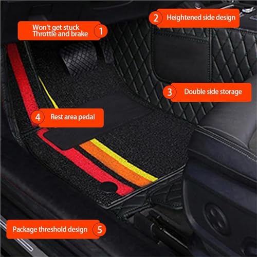Tapis de sol voiture Z4 E89 couverture complète protection moquette usée - 2