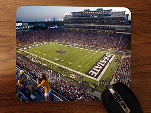 College Football Stadiums Desktop Office Silicone Mouse Pad by Compass Litho