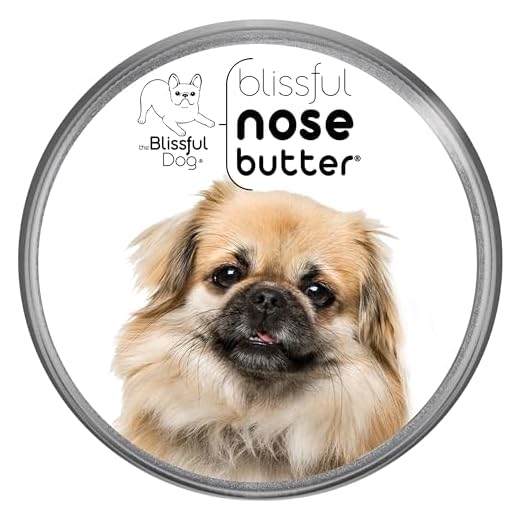 The Blissful Dog Tibetan Spaniel Nose Butter for Dry, Cracked Skin, Lick-Safe Dog Nose Balm with Moisturizing Shea Butter, Almond, Olive, and Essential Oils, Pet Supplies, Uncented, 8 oz.