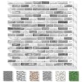 URCOLOR 10-Sheet Kitchen Backsplash Tiles Peel and Stick, 12”×12” Self Adhesive Wall Tile for Bathroom, Brushed Silver Gray