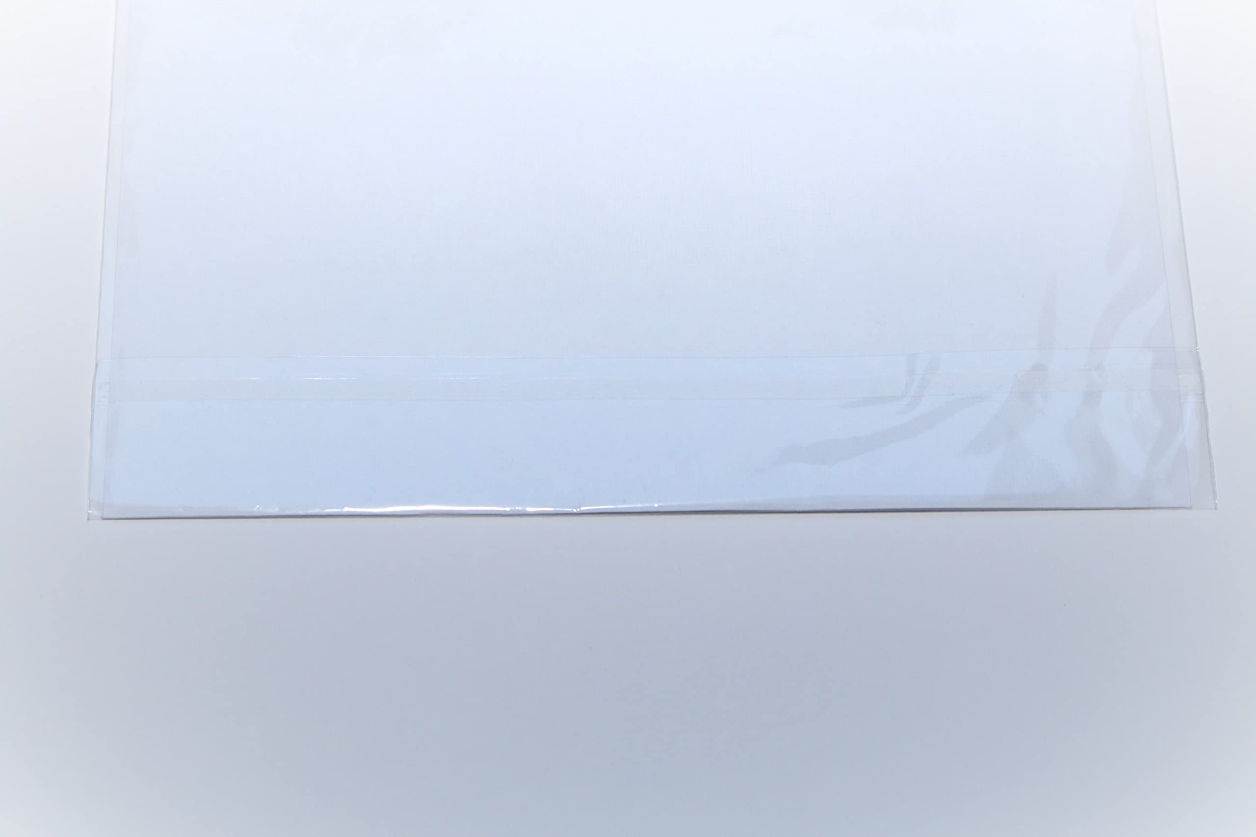1000 St. Schutzhüllen Prospekthüllen Klarsichthüllen, Folie, DIN A5/C5, glasklar, 167 x 229 mm mit 30 mm wiederverschließbarer Klappe zum Schutz von Flyern, Briefumschläge, Dokumenten, Fotos