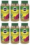 6 x Miracle-Gro Slow Continuous Release All Purpose Plant Food, 1Kg Shaker Jar