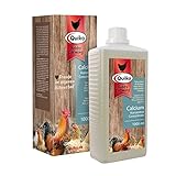 Quiko Hobby Farming Calcium Concentré 1000ml - Pour poules, cailles & volailles - Apport optimal de calcaire - Idéal pour la phase de ponte