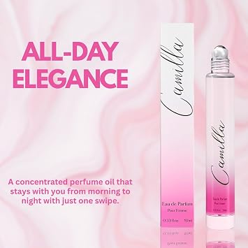 Perfume for Women Rollerball INSPIRED by A WORLD RENOWED WOMEN'S PERFUME - Bergamot, Jasmine, Patchouli, Vanilla Sweet, Floral, Sexy, Long-Lasting Eau De Parfum 10ml (0.33 fl oz)