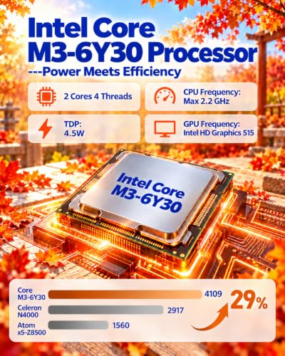Image of 2026 Laptop Computer New, 15.6 Inch Window 11 Pro Lap Top PC 16GB RAM 256GB SSD, Core M3(Beat N4000), 2-Year Warranty, FHD 1920 * 1080, 180Open, UHD Graphics, Full-size Keyboard, For student