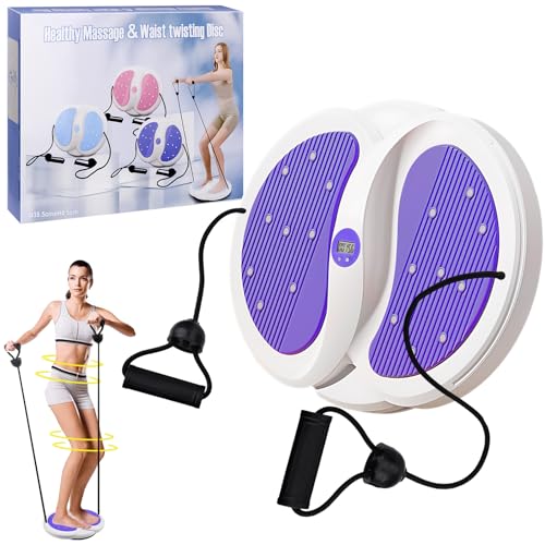 Quixion Waist Twisting Disc, Waist Sculptor Machine Twister, Body Shaping Waist Twisting Disc, Waist Trainer Machine For Women Weight Loss/Cardio Exercise