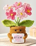 Leboria Cadeau Atsem Maternelle, Merci Atsem Cadeaux Fleurs Crocheted...