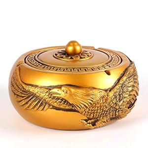 Asbakje Creative Asbak met deksel Retro Nostalgische Grote asbak met Cover Personality Trend huis woonkamer koffietafel…