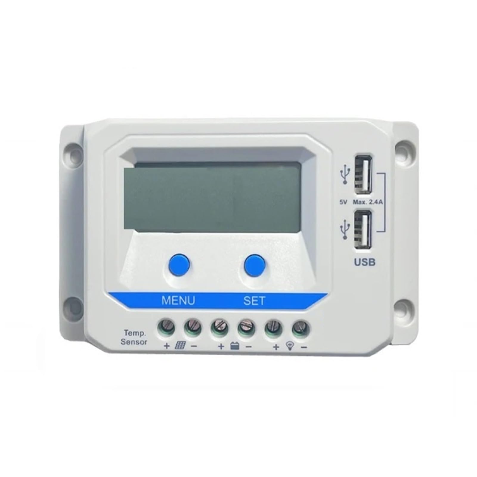 10A 20A Inteligentny regulator ładowania solarnego PWM | Zapewnia czytelny ekran LCD; do paneli słonecznych i systemów akumulatorowych.