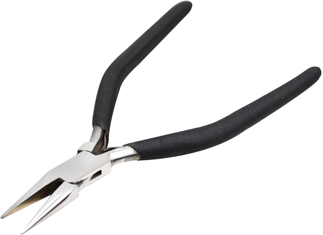 6-1/2" Heavy-Duty Chain Nose Pliers w/Springs and Comfort Grip Jewelry Making Metal Forming Tool