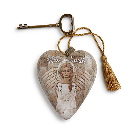 DEMDACO Peace on Earth Angel Art Heart